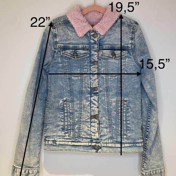 Levi’s girls jacket (pre owned) - Picture 5 of 7